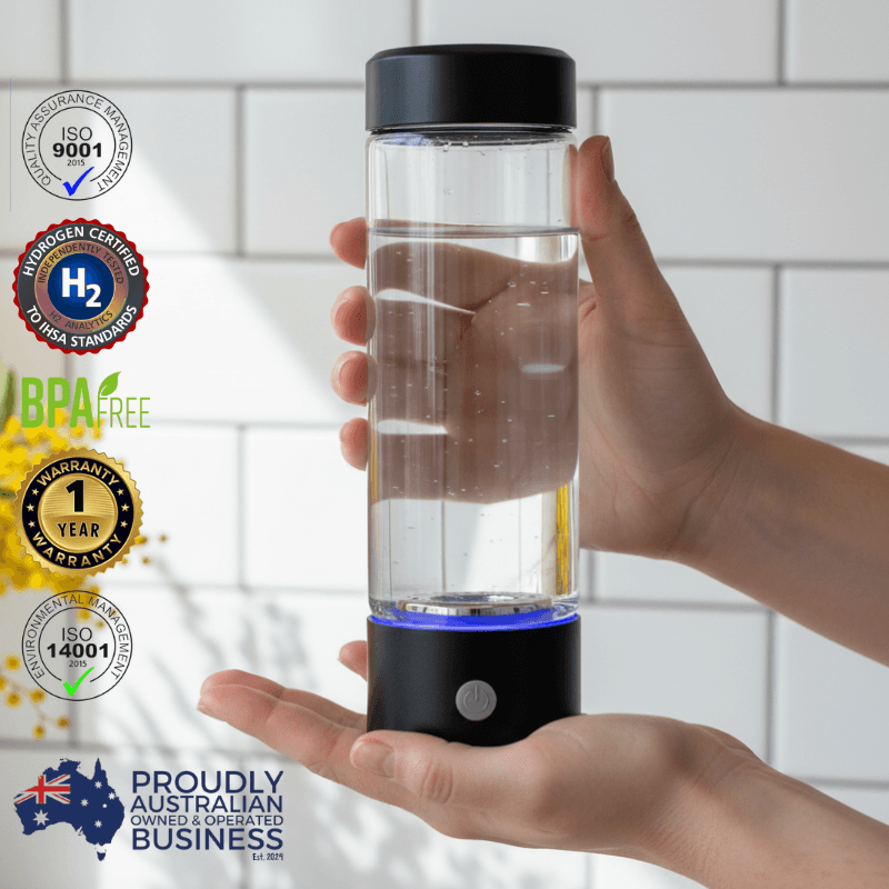 Hydronizer | Australia's Highest-Rated SPE PEM Hydrogen Water Bottle by HolyH₂O™