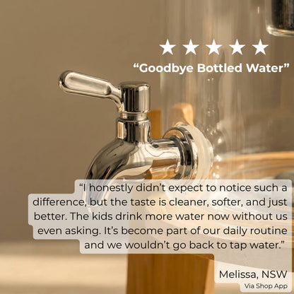 Australia's First 100% Glass Water Filter | Glass Trinity by HolyH₂O™